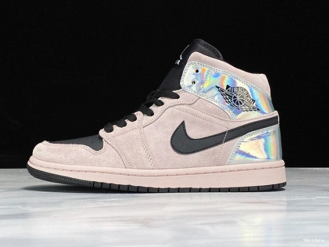 Reps TBkick Jordan Iridescent Air (W) BQ6472-602 Dirty Powder Mid 1 0711